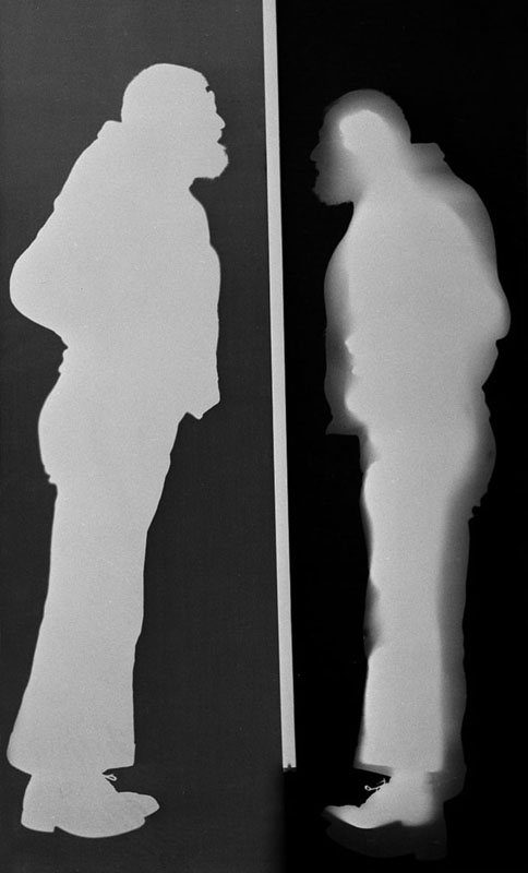 Michelangelo Pistoletto, Contatti con la superficie sensibile, 1972, photo Claudio Abate ©Archivio Claudio Abate